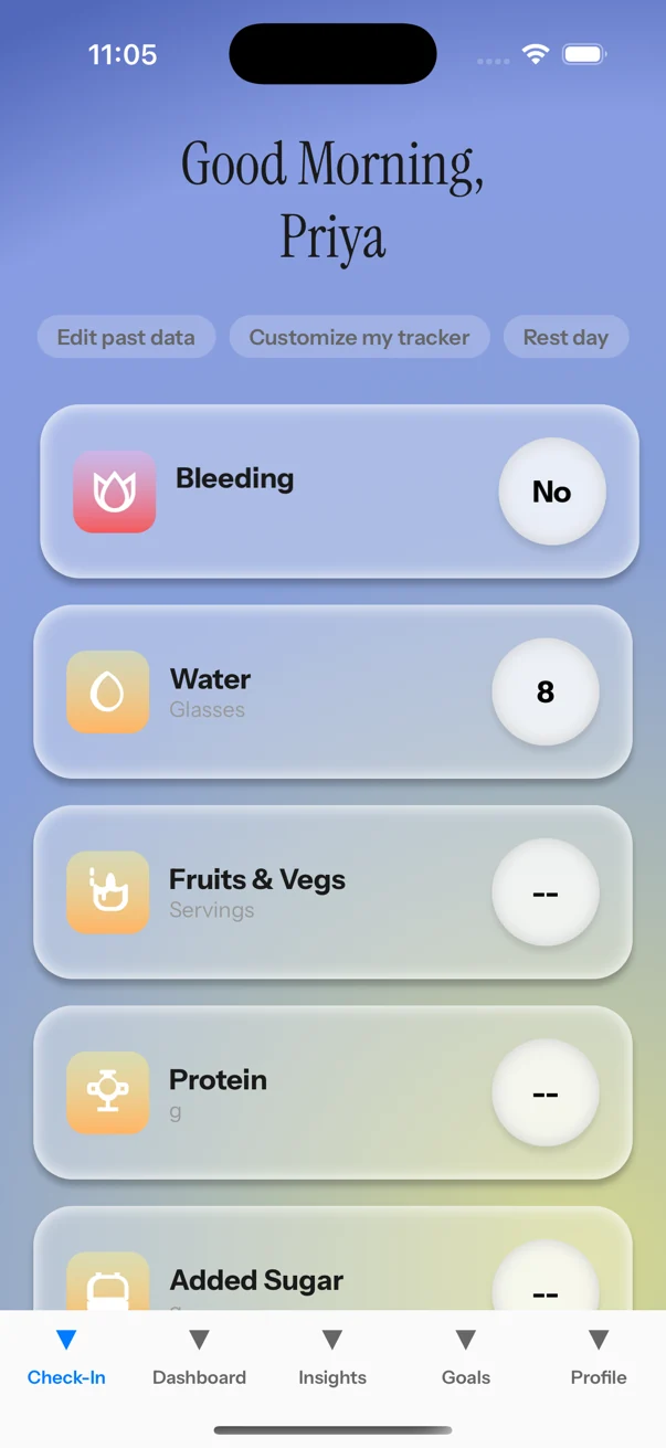 Sachi beta daily check-in