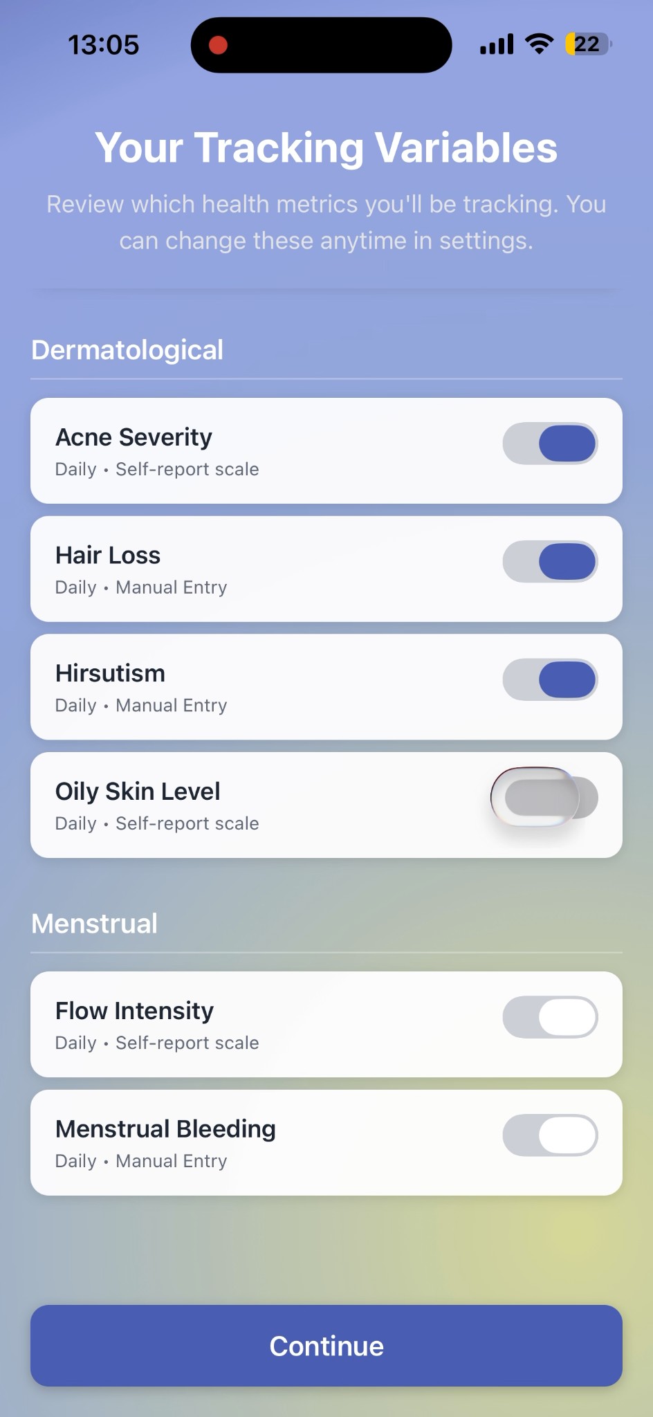 Your tracking variables